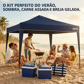 Gazebo Articulado Mor X-Flex 3Mx3M - BLACK FRIDAY