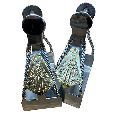 Estribo INOX - N. Sra Dourado