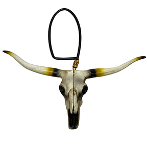 LongHorn Texas Cabeça De Boi Para Retrovisor Pintura Fosca