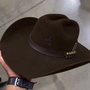 Chapéu Pralana Country + Adesivos Marron