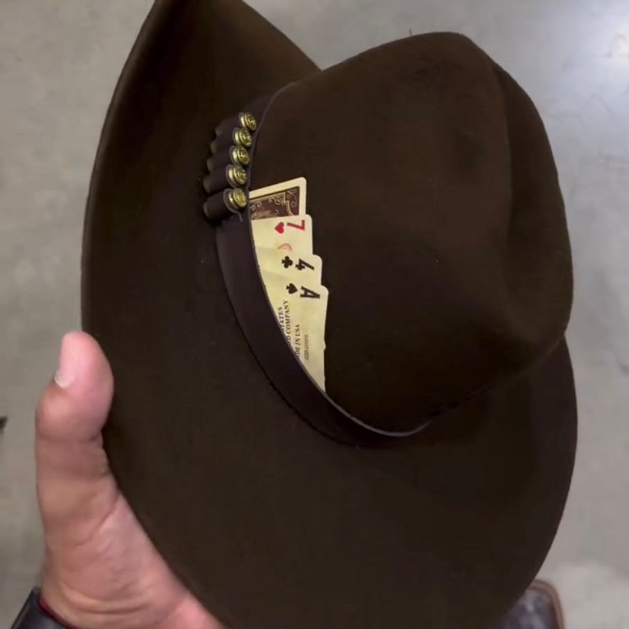 Chapéu Pralana Country + Adesivos Marron