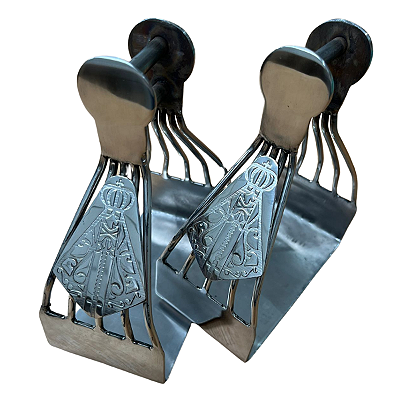 Estribo INOX - N. Sra Dourado