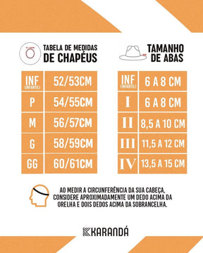 CHAPÉU C PANTANEIRO ESPECIAL A ABA M